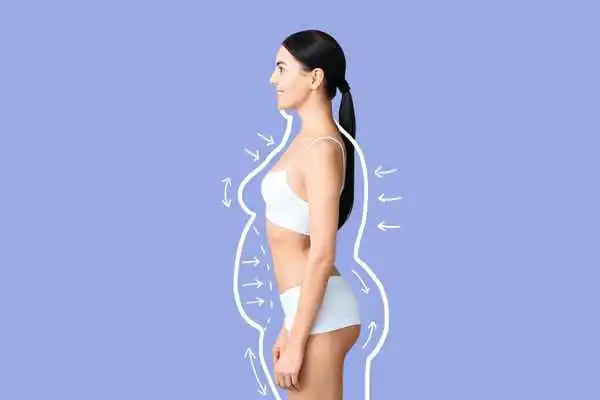 image of woman experiencing fat reduction treatment Portsmouth