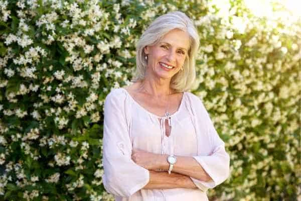Older woman happy with urinary incontinence treatment Portsmouth