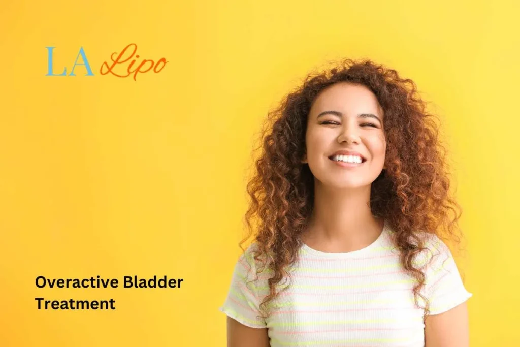 woman smiling about overactive bladder treatment Portsmouth solutions