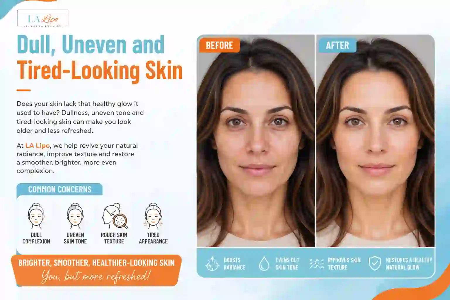 Sign #5: Dull, Uneven and Tired-Looking Skin Portsmouth